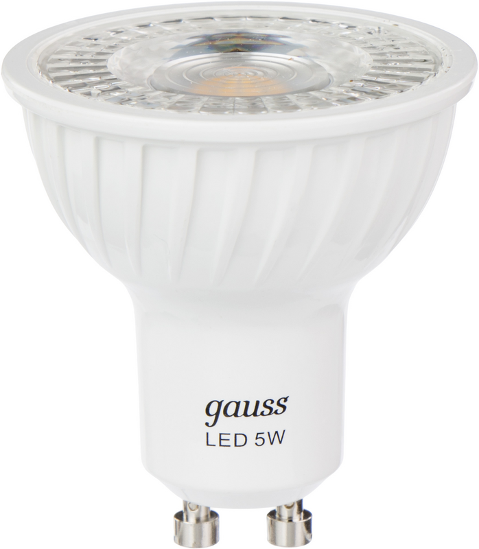 Лампа світлодіодна Gauss (4627107646717) 5Вт, GU10, 2700K